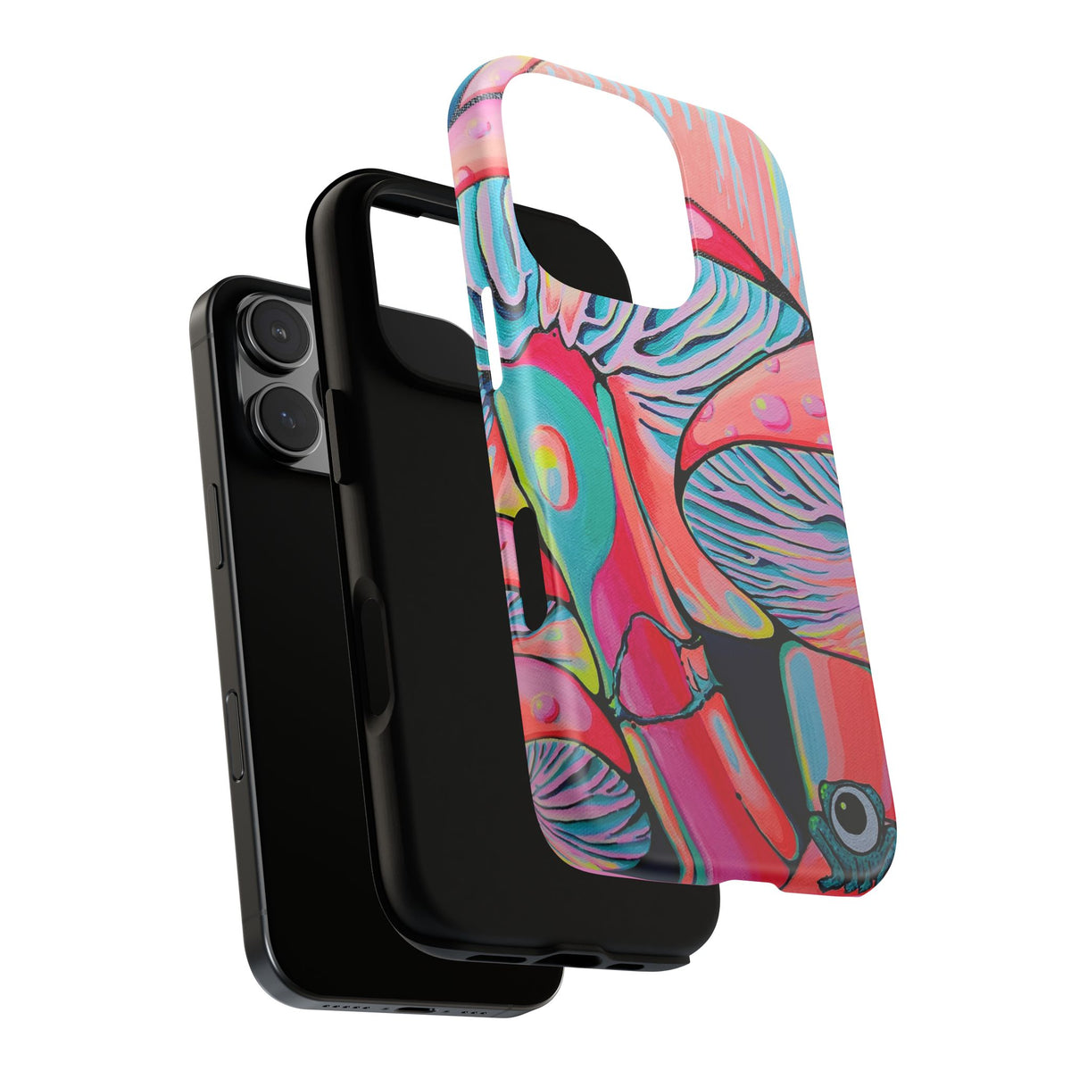 Coque de téléphone résistante Trippy Mushrooms
