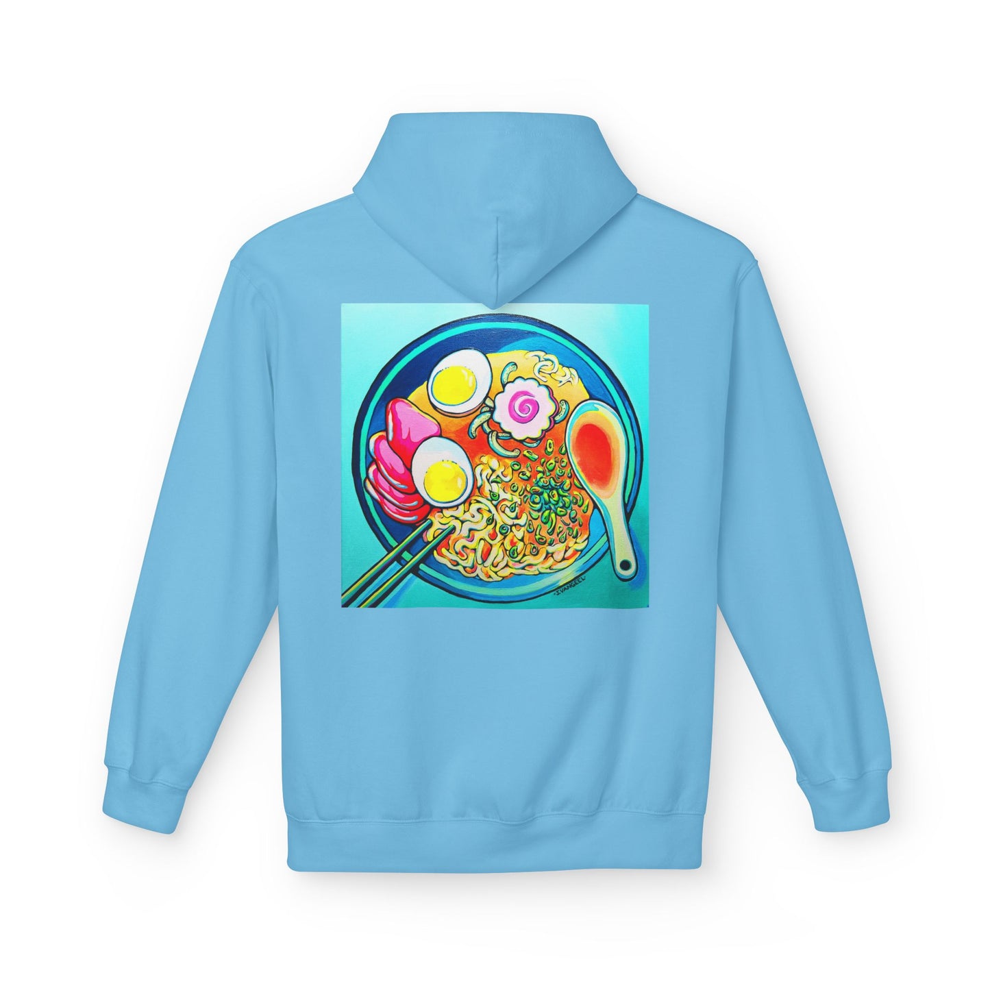 Unisex Neon Ramen Soft Hoodie