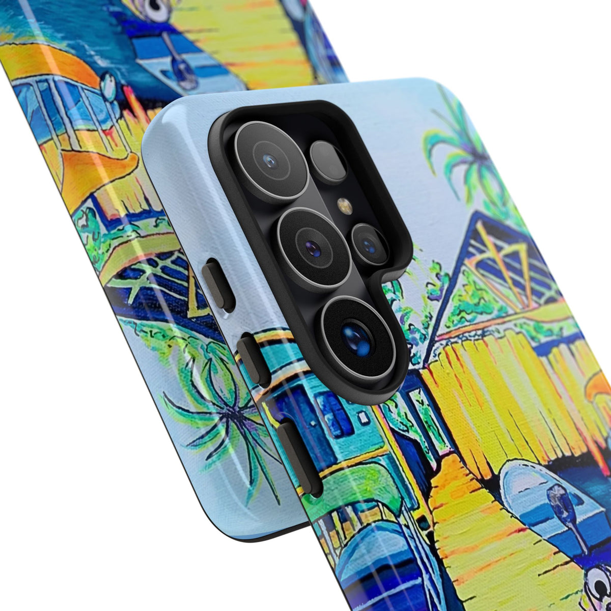 Cyclops Cat and Dog in Bocas Tough Phone Case