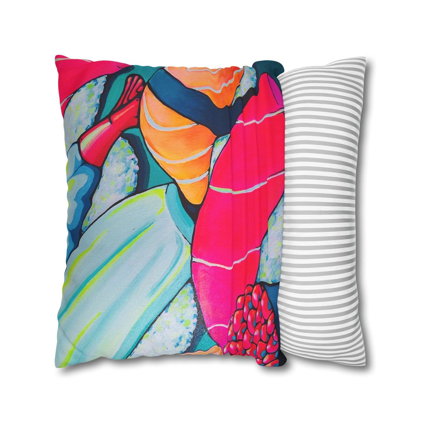 Neon Sushi Pillowcase for Throw Pillow, Cover Only