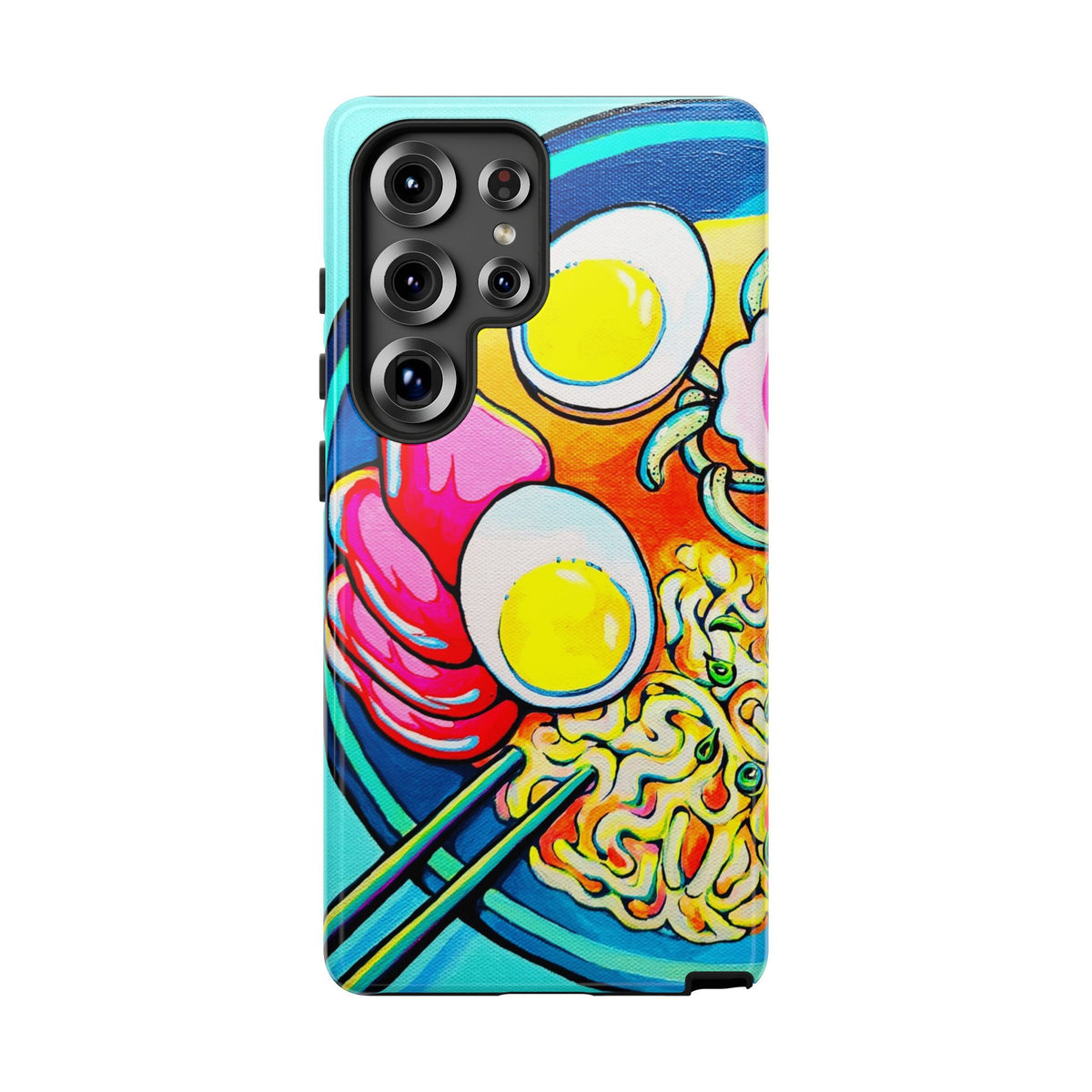 Coque de téléphone résistante Neon Ramen