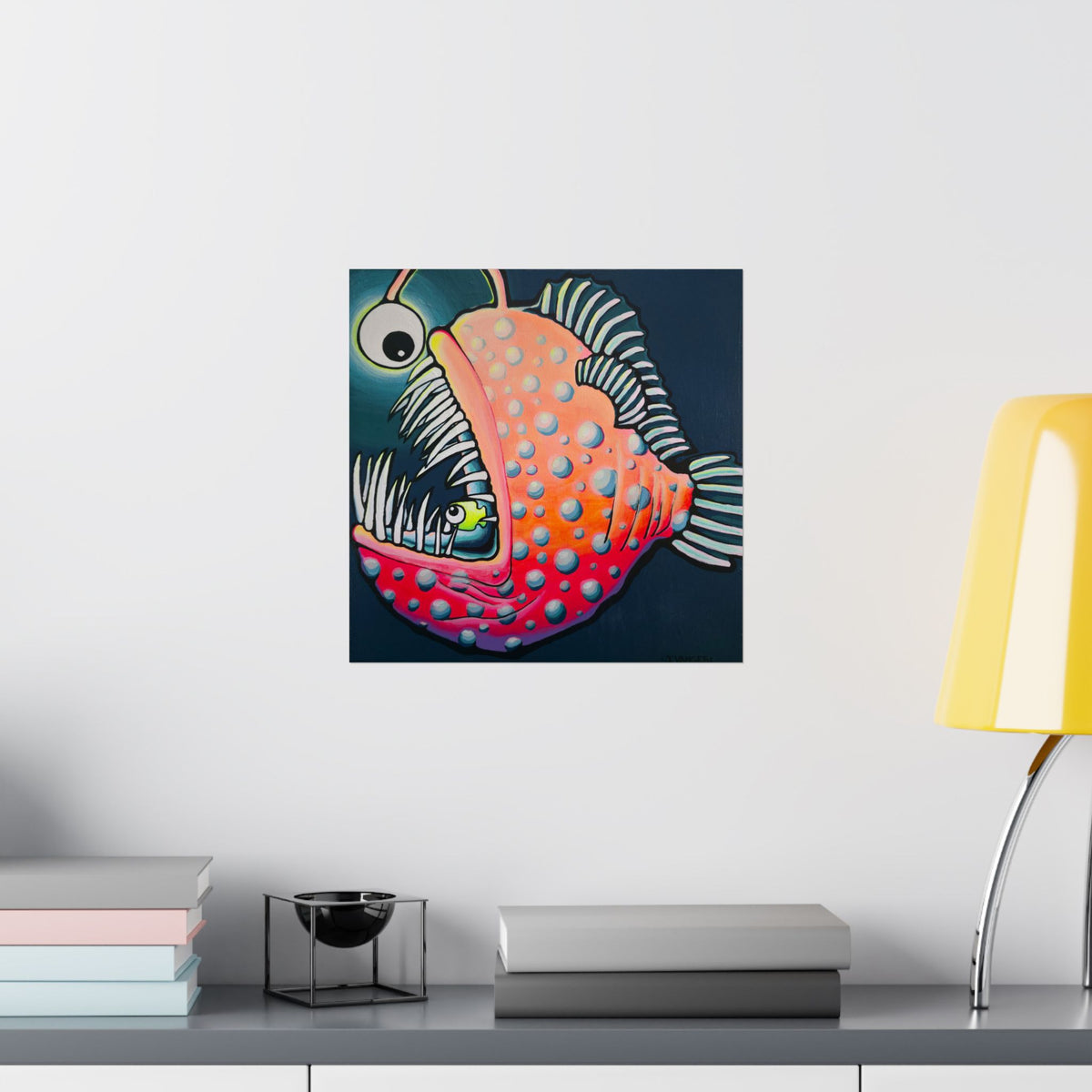 Cyclops Anglerfish Giclée Art Poster