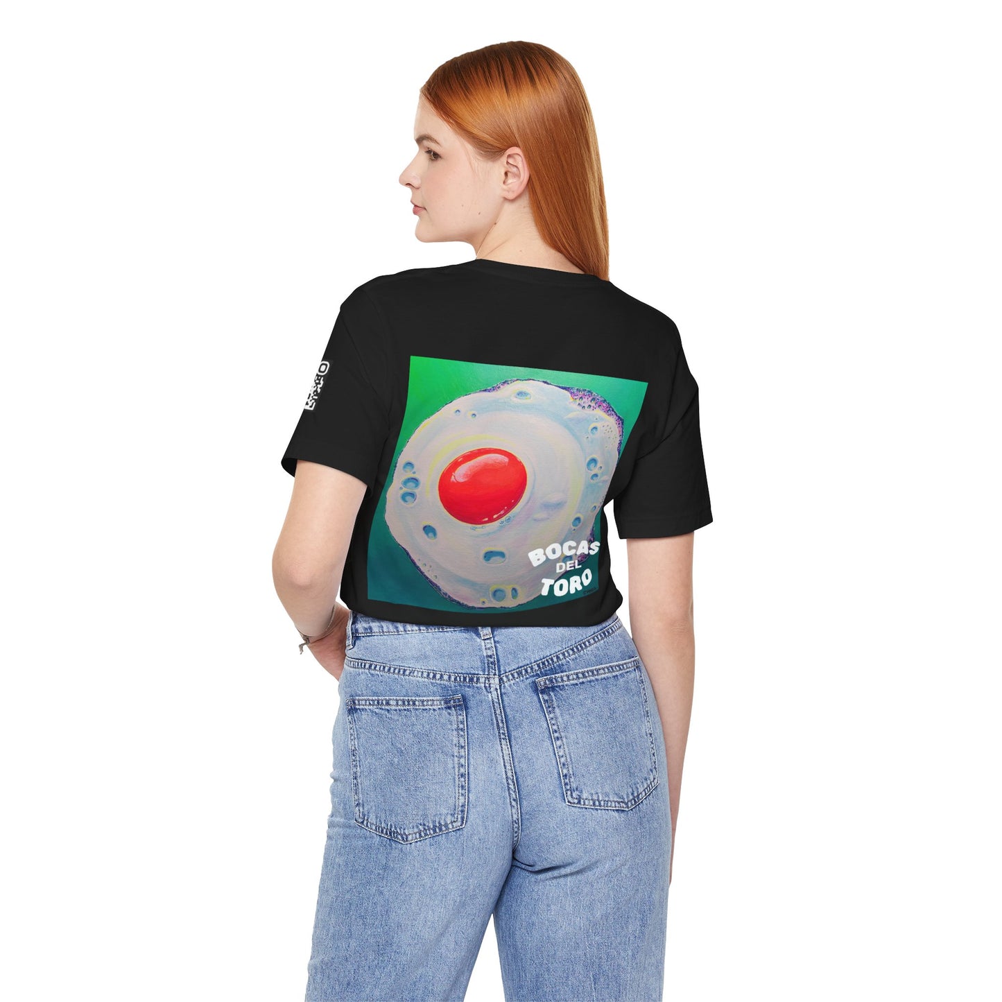 Unisex Neon Fried Egg Tee