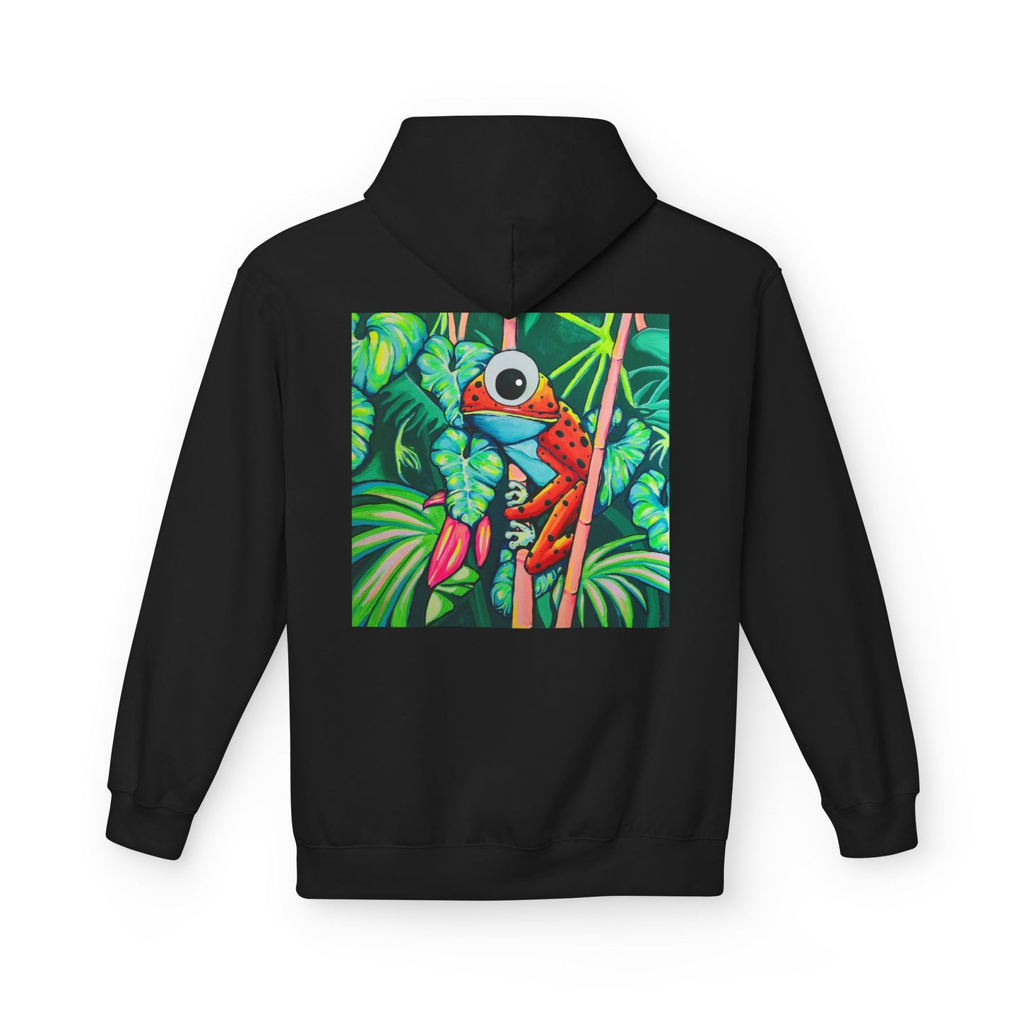 Unisex Cyclops Red Frog Soft Hoodie