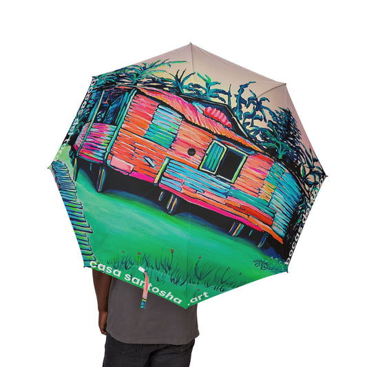 Luis Russell House Bocas Tropical Umbrella - Foldable & Stylish Rain Gear