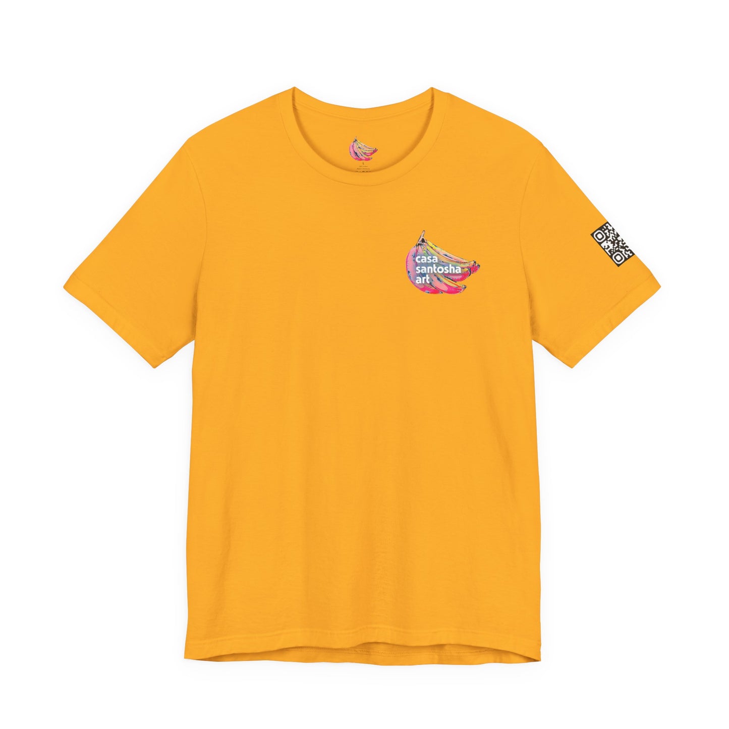 T-shirt unisexe néon à motif poisson frit