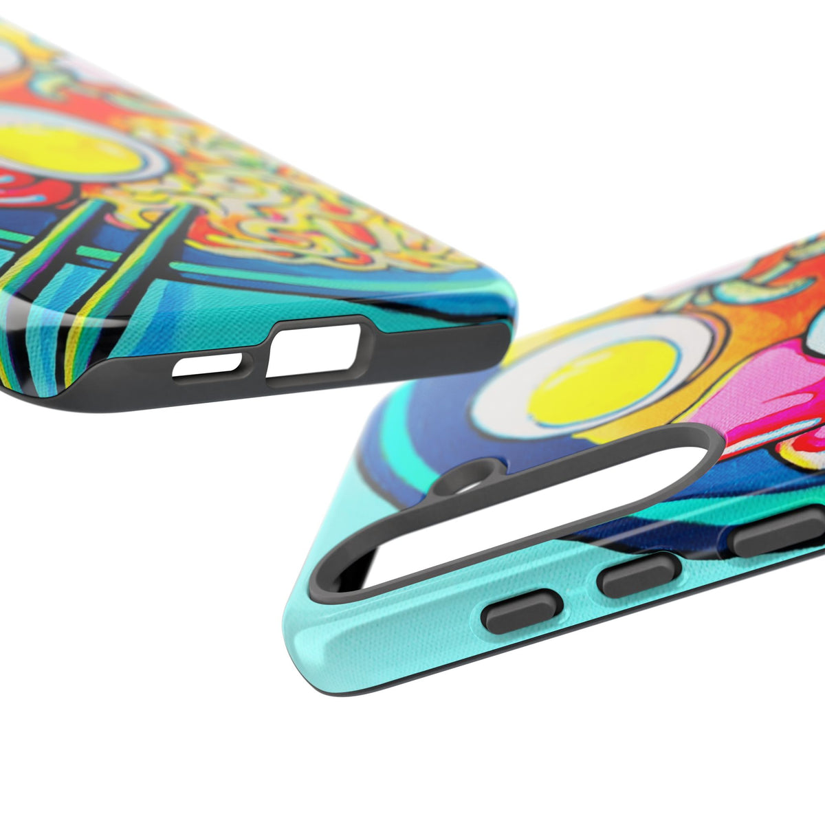 Coque de téléphone résistante Neon Ramen
