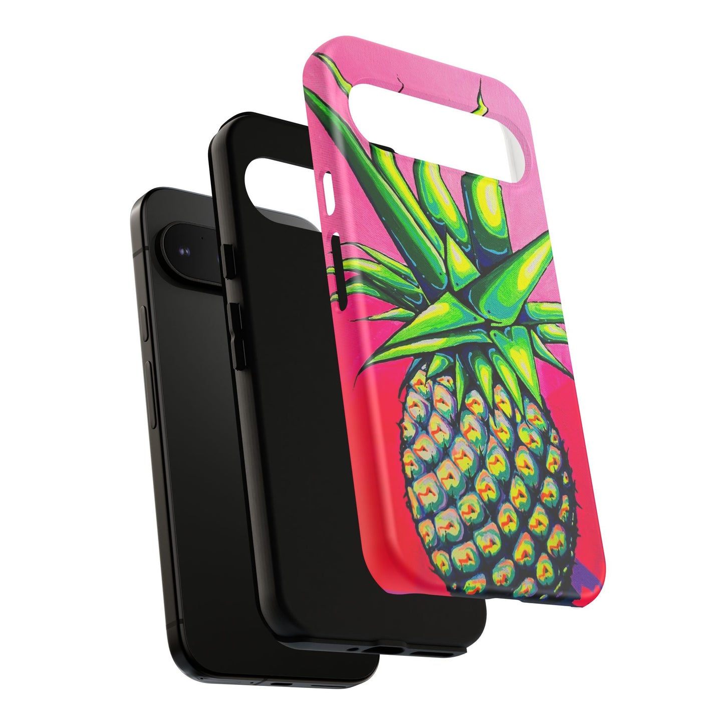 Neon Pineapple Tough Phone Case