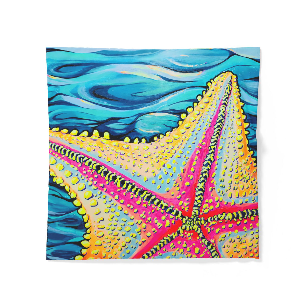 Starfish Beach Bocas Duvet Cover