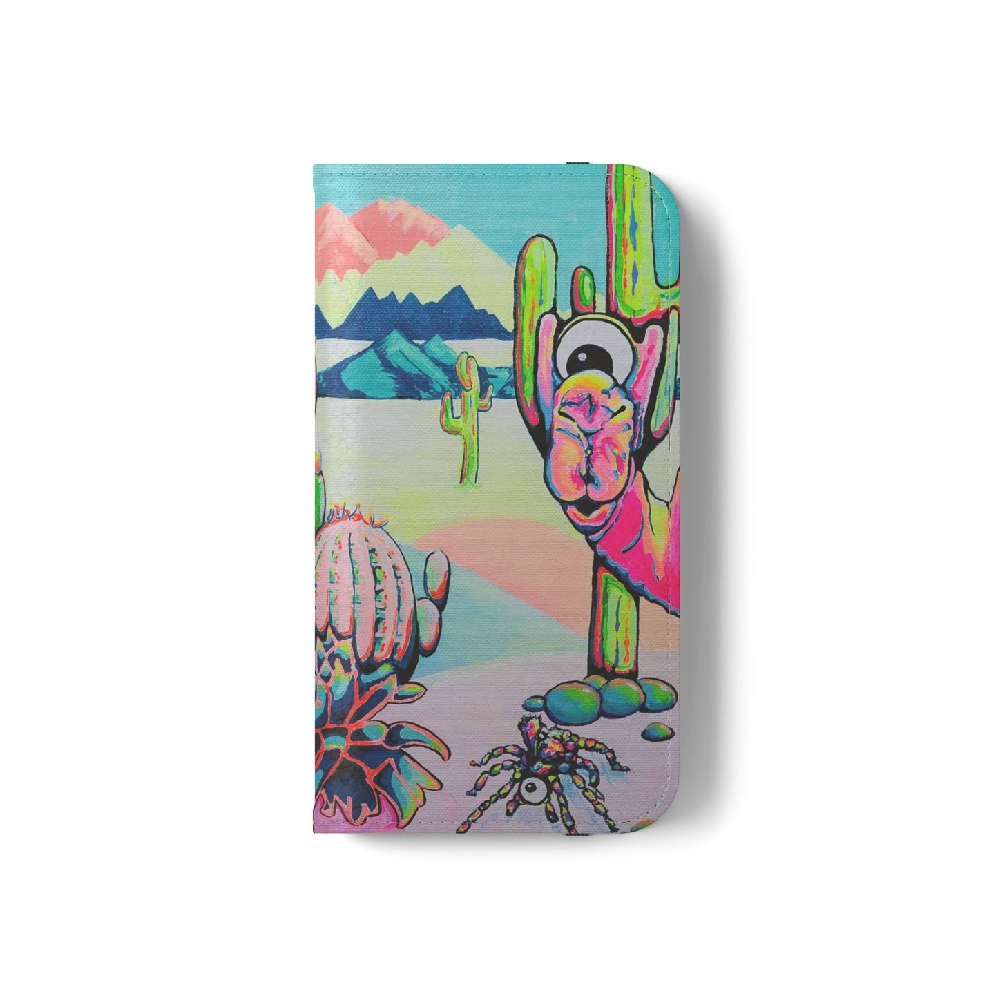 Cyclops Camel Flip Phone Case – Wallet Cover with Card Slots