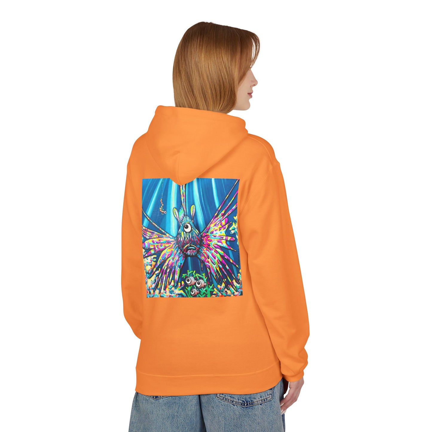 Unisex Cyclops Lionfish Soft Hoodie