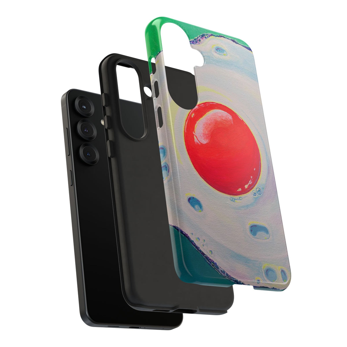 Neon Fried Egg Tough Phone Case