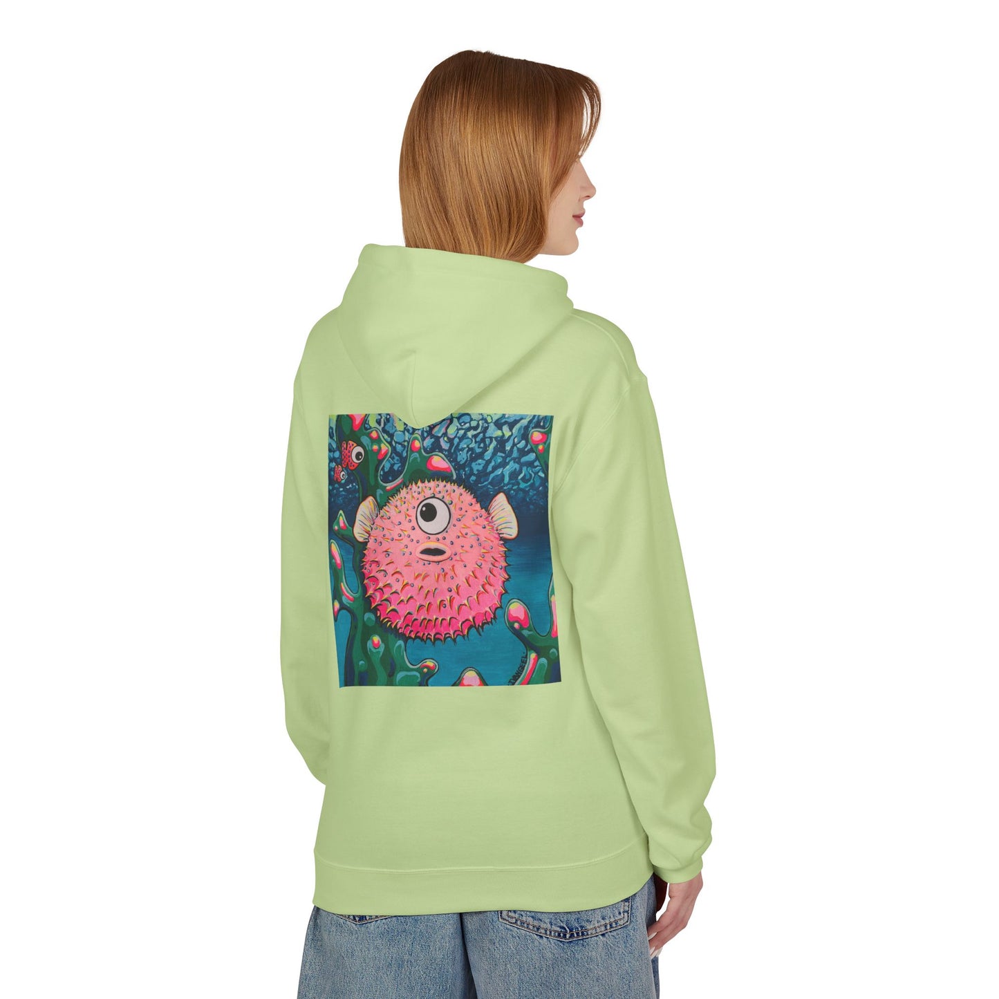 Unisex Cyclops Pufferfish Soft Hoodie
