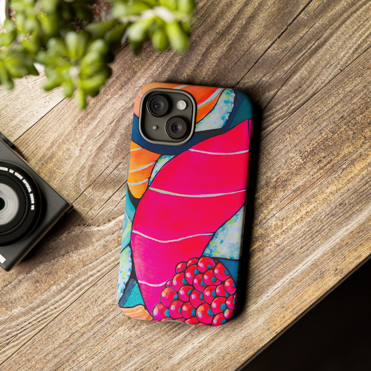 Coque de téléphone résistante Néon Sushi