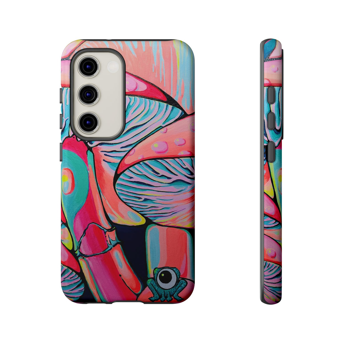 Coque de téléphone résistante Trippy Mushrooms