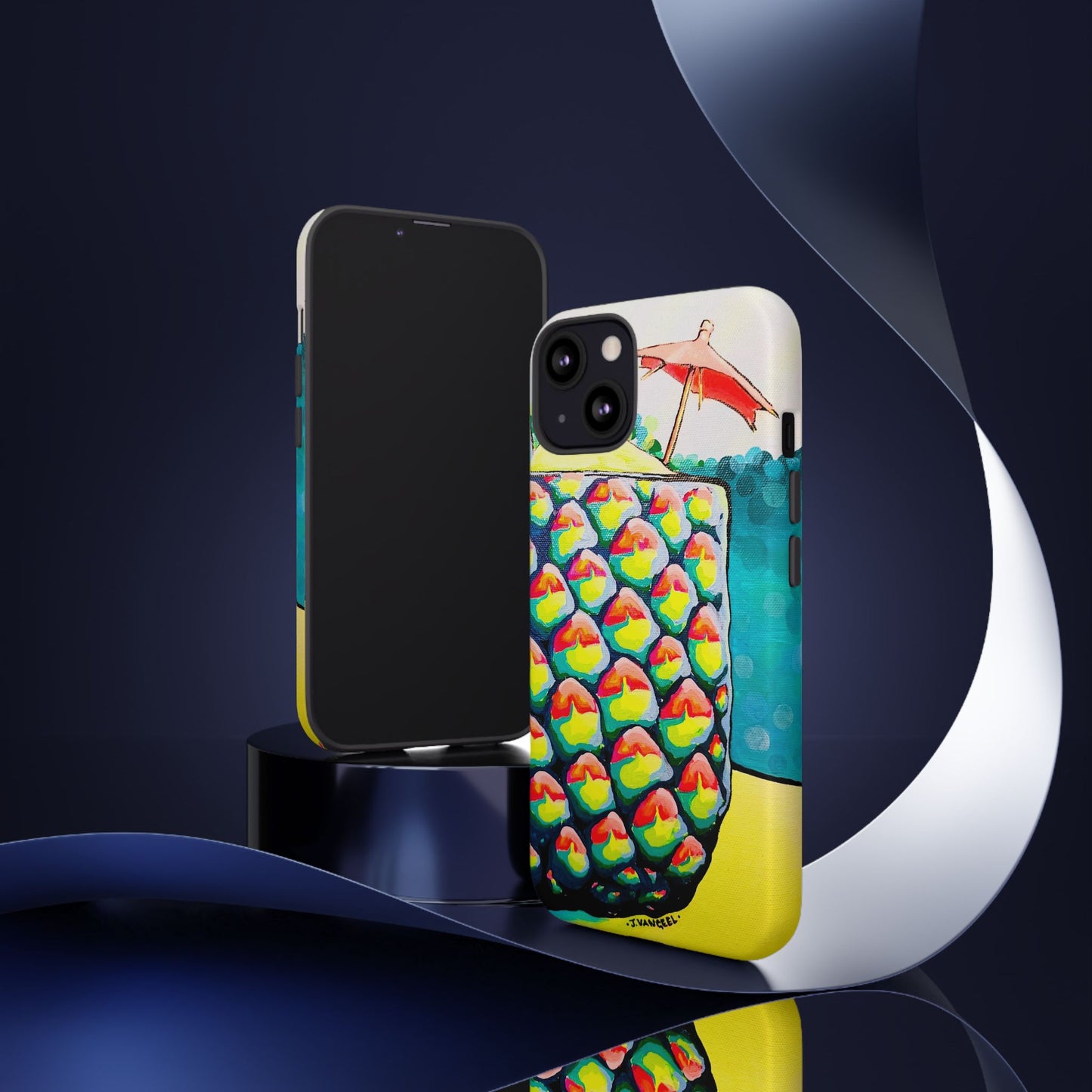 Neon Piña Colada Tough Phone Case