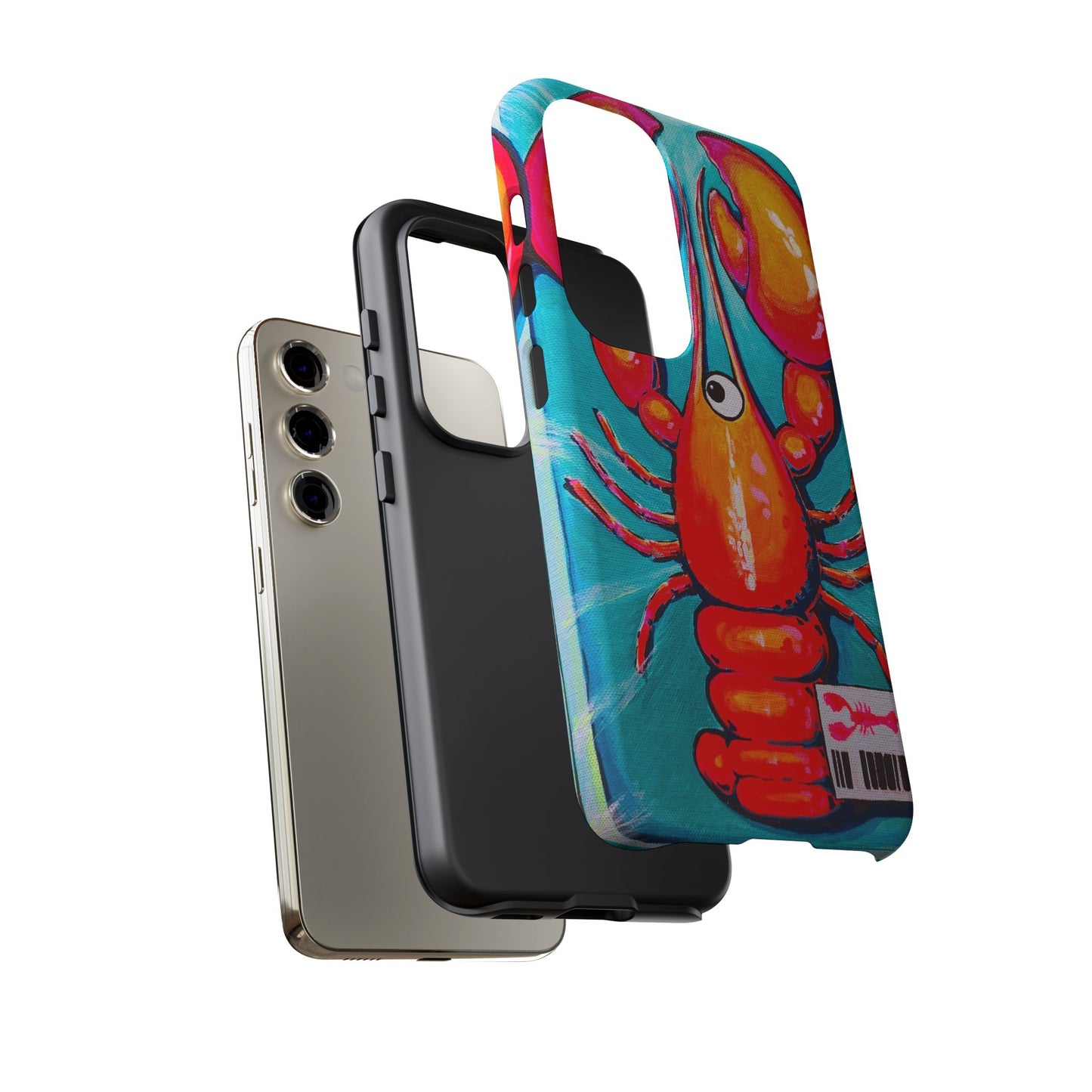 Neon Lobster Tough Phone Case
