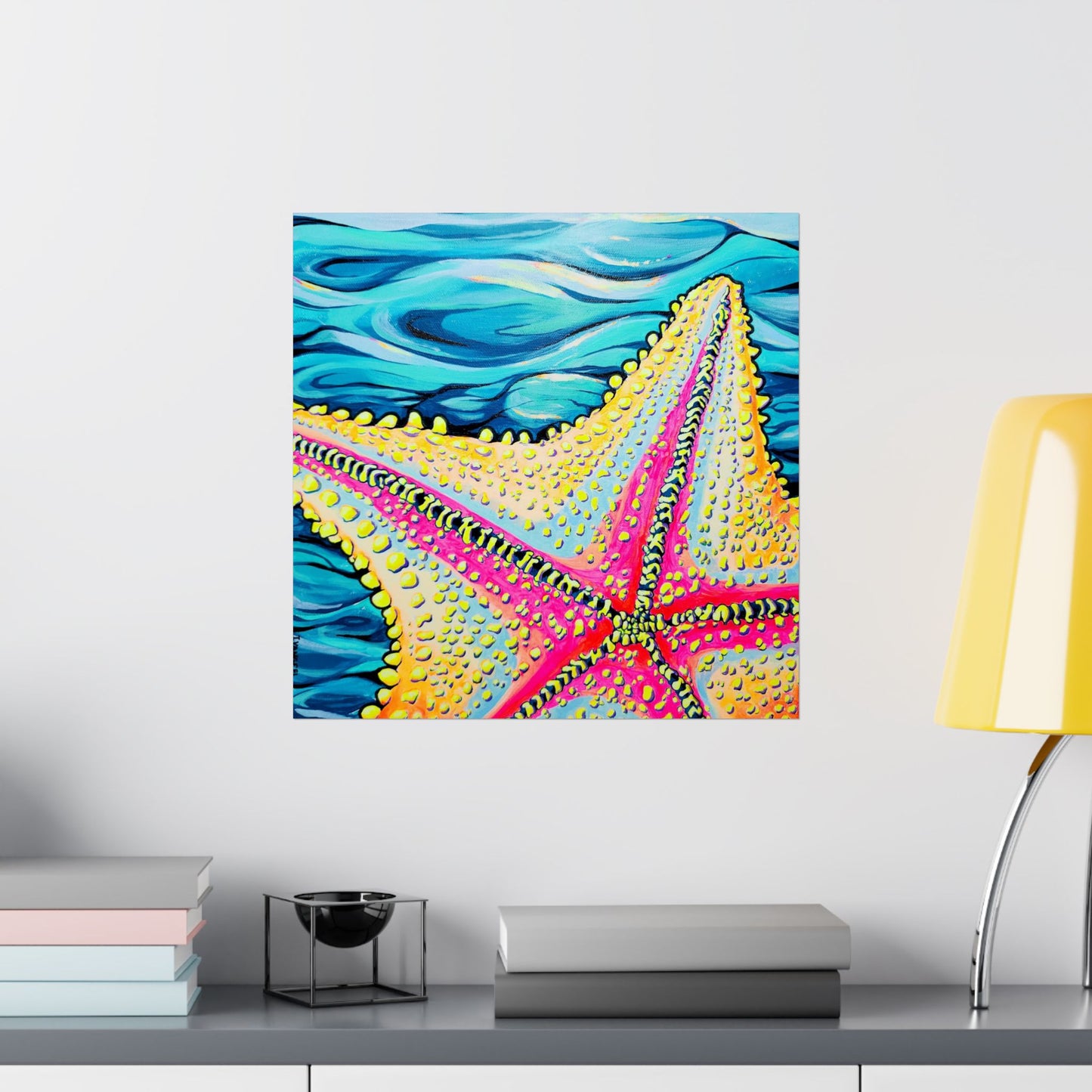 Starfish Beach Bocas Giclée Art Poster