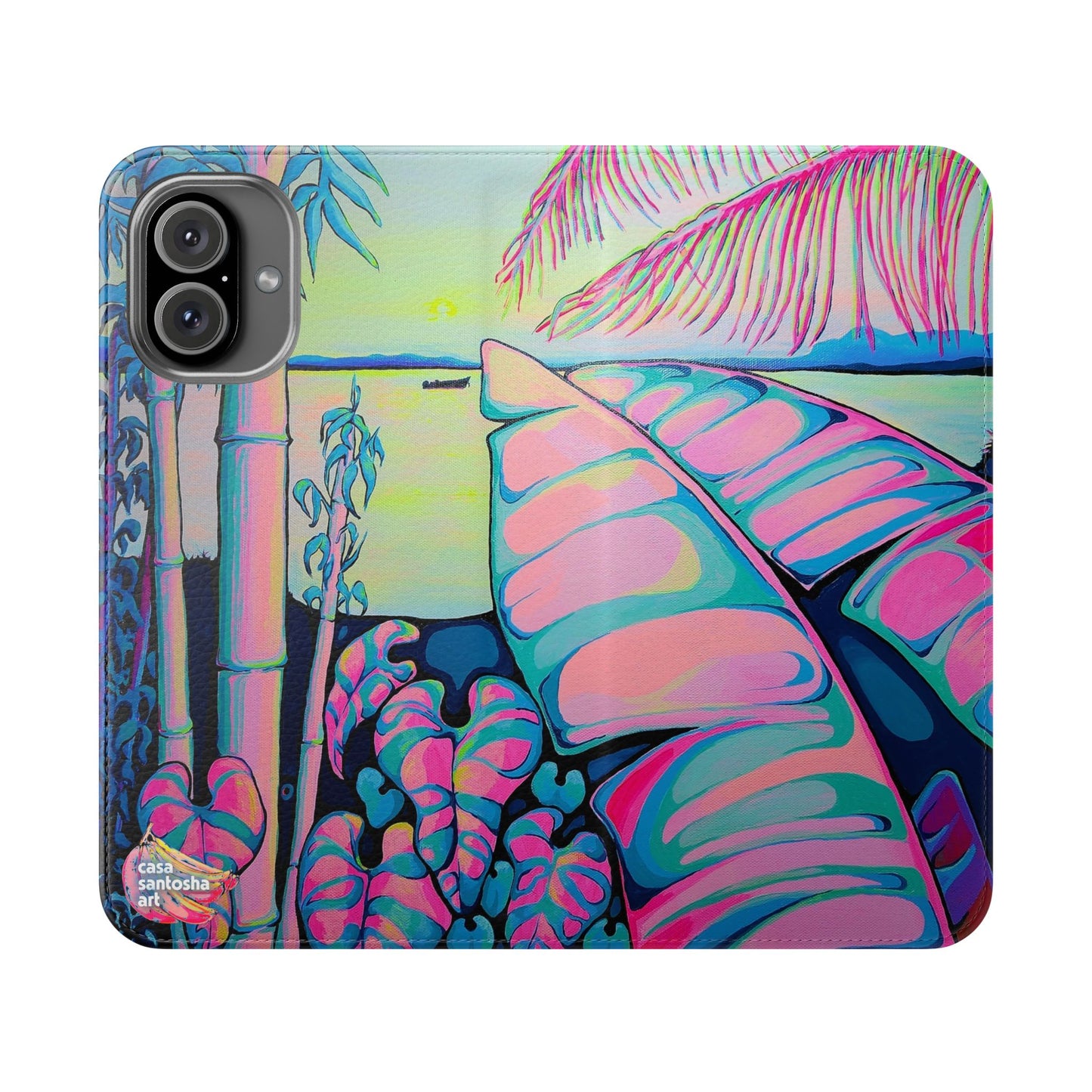 Serenity Bocas Flip Phone Case – Wallet Cover with Card Slots