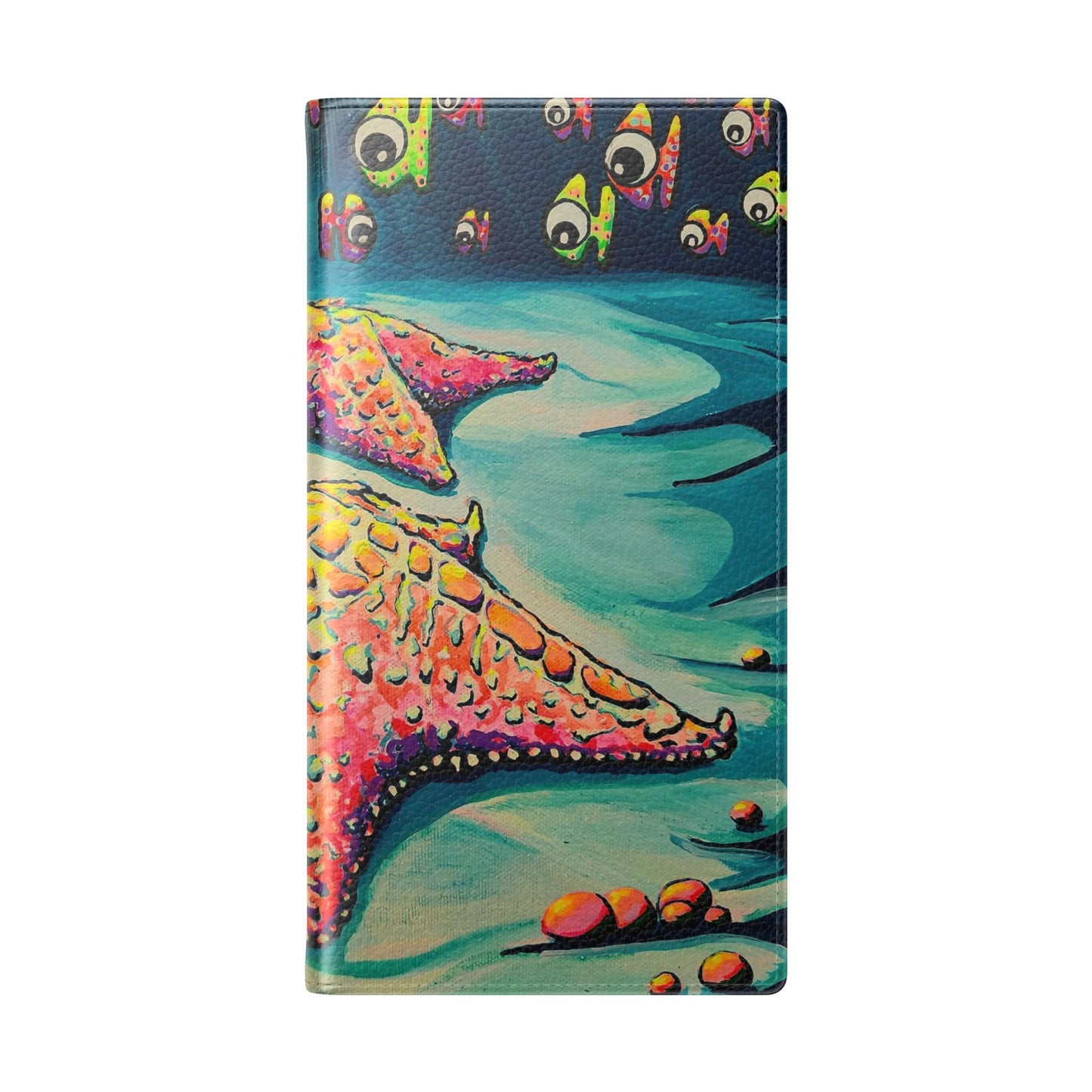 Cyclops Starfish Flip Phone Case – Wallet Cover with Card Slots