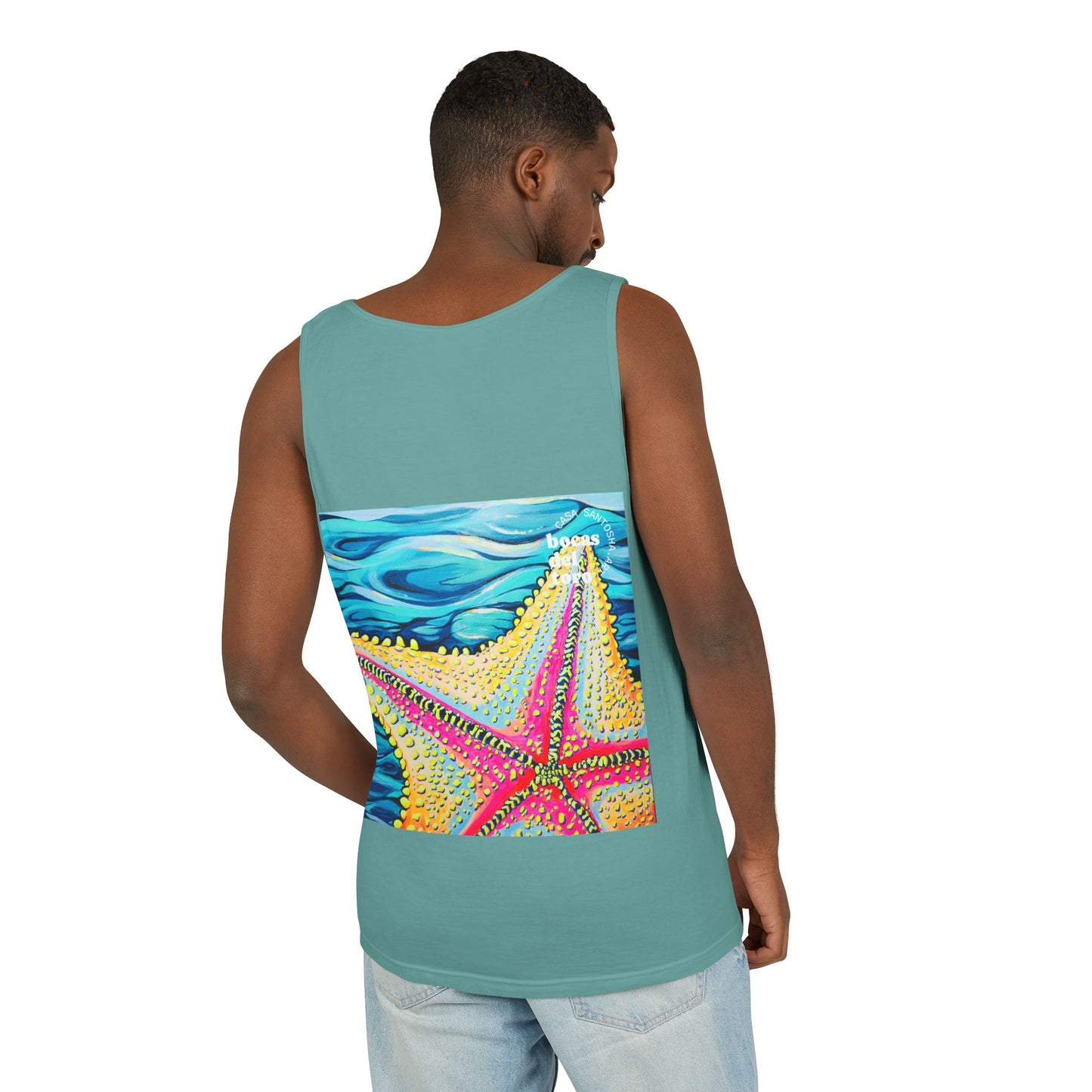 Unisex Starfish Beach Bocas Tank Top - Perfect for Summer Vibes