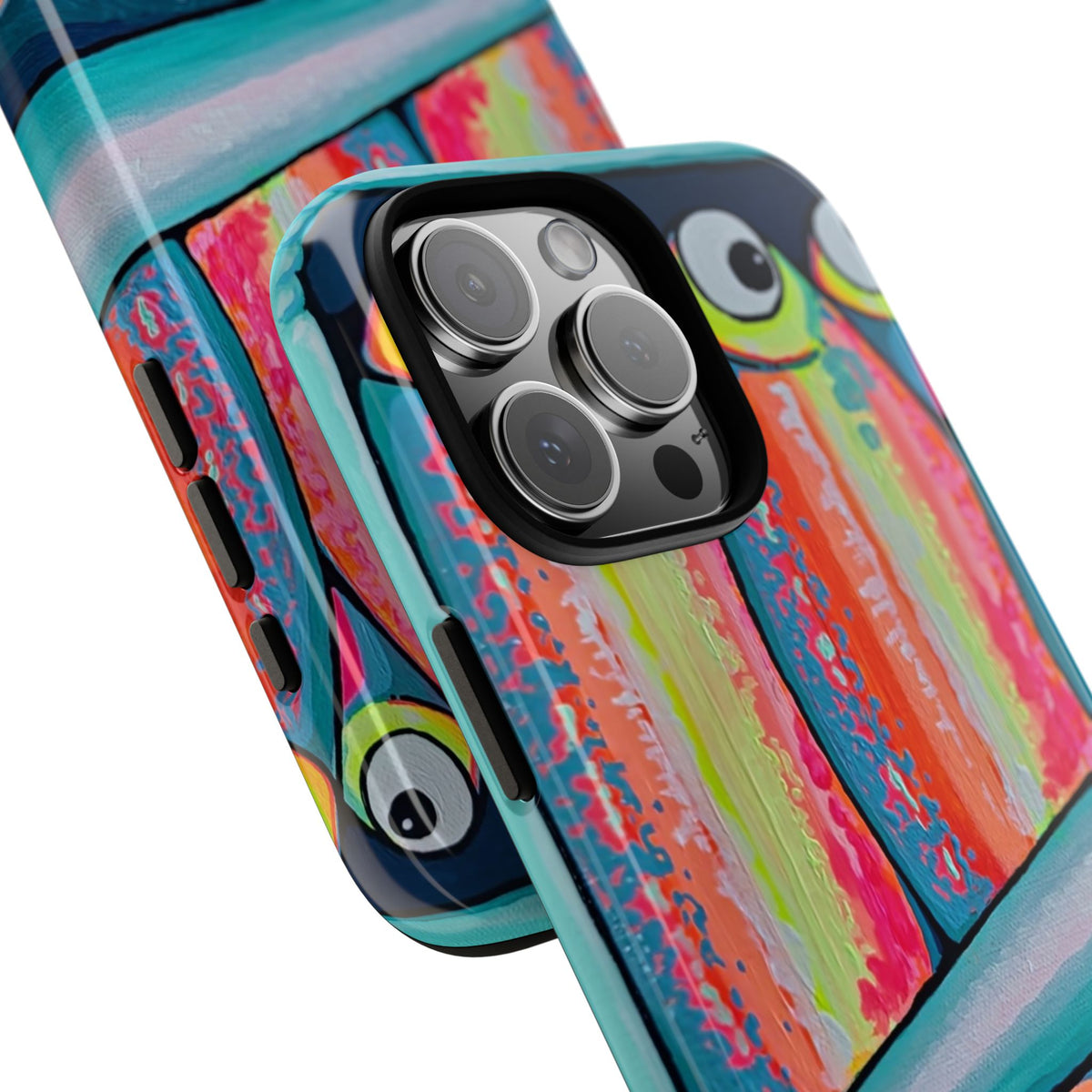 Neon Sardines Tough Phone Case