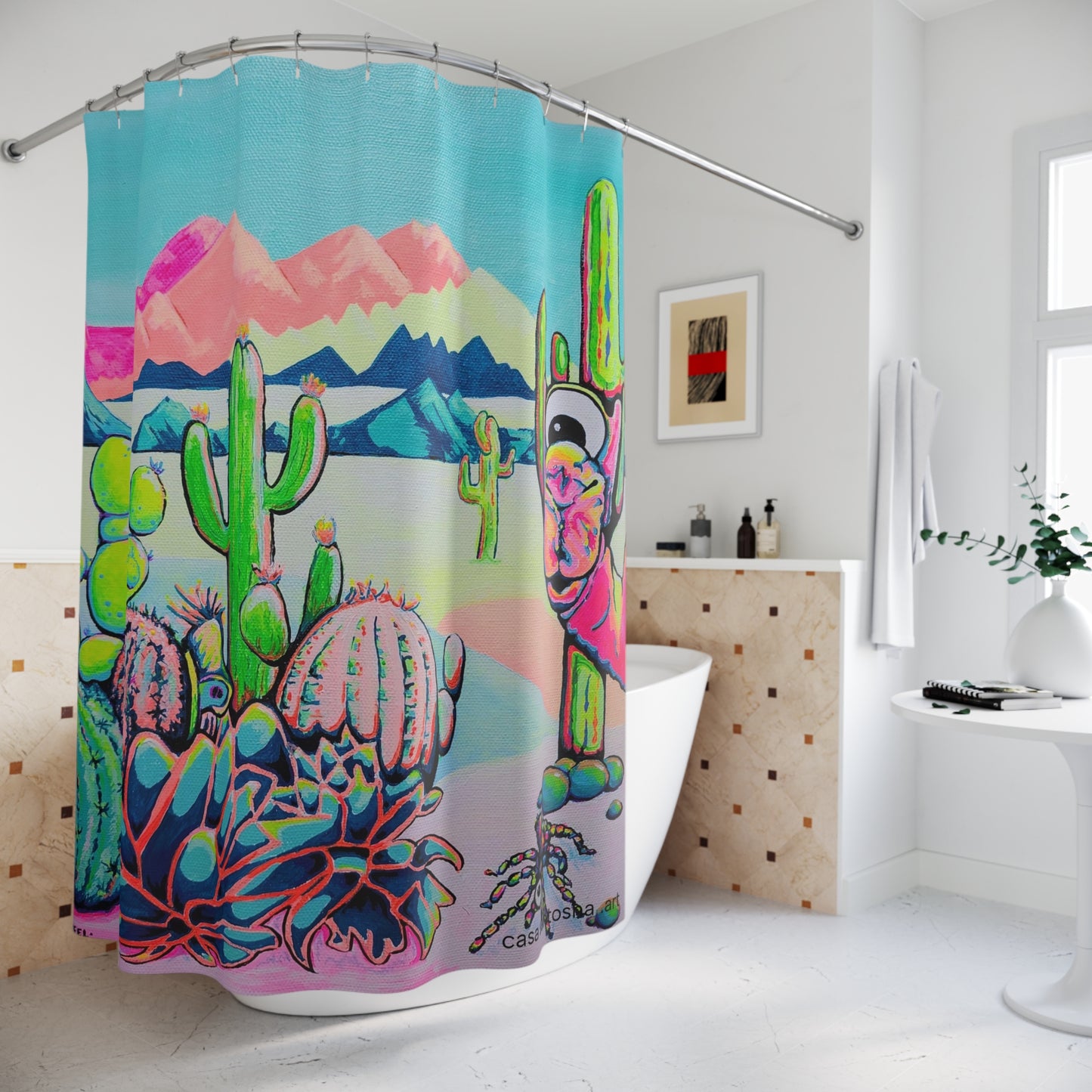 Cyclops Camel Pop Art Shower Curtain