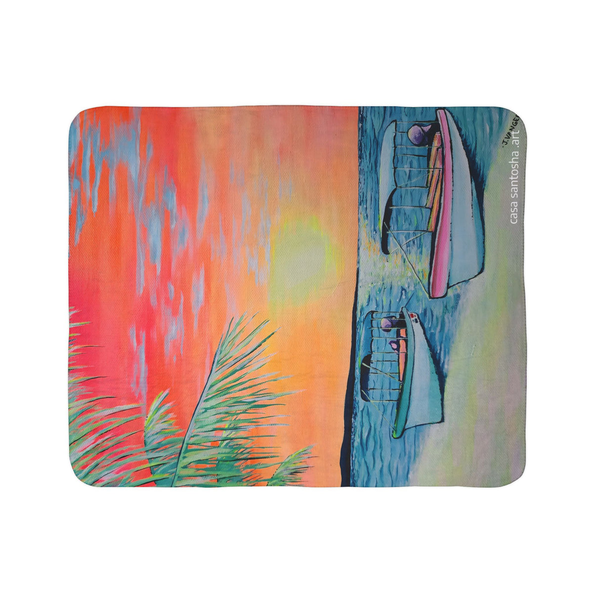 Panga Express Fleece Sherpa Blanket