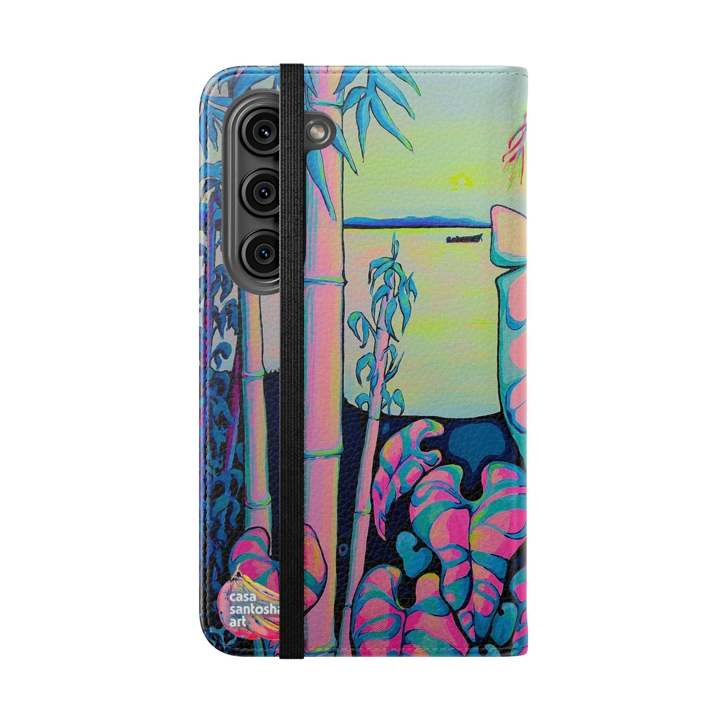 Serenity Bocas Flip Phone Case – Wallet Cover with Card Slots
