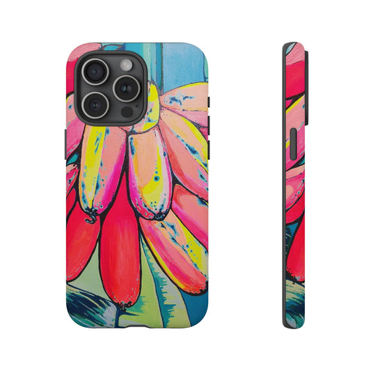 Neon Primitivo Bananas Tough Phone Case