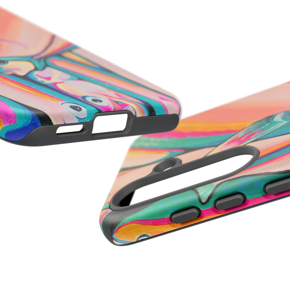 Neon Fish Tough Phone Case