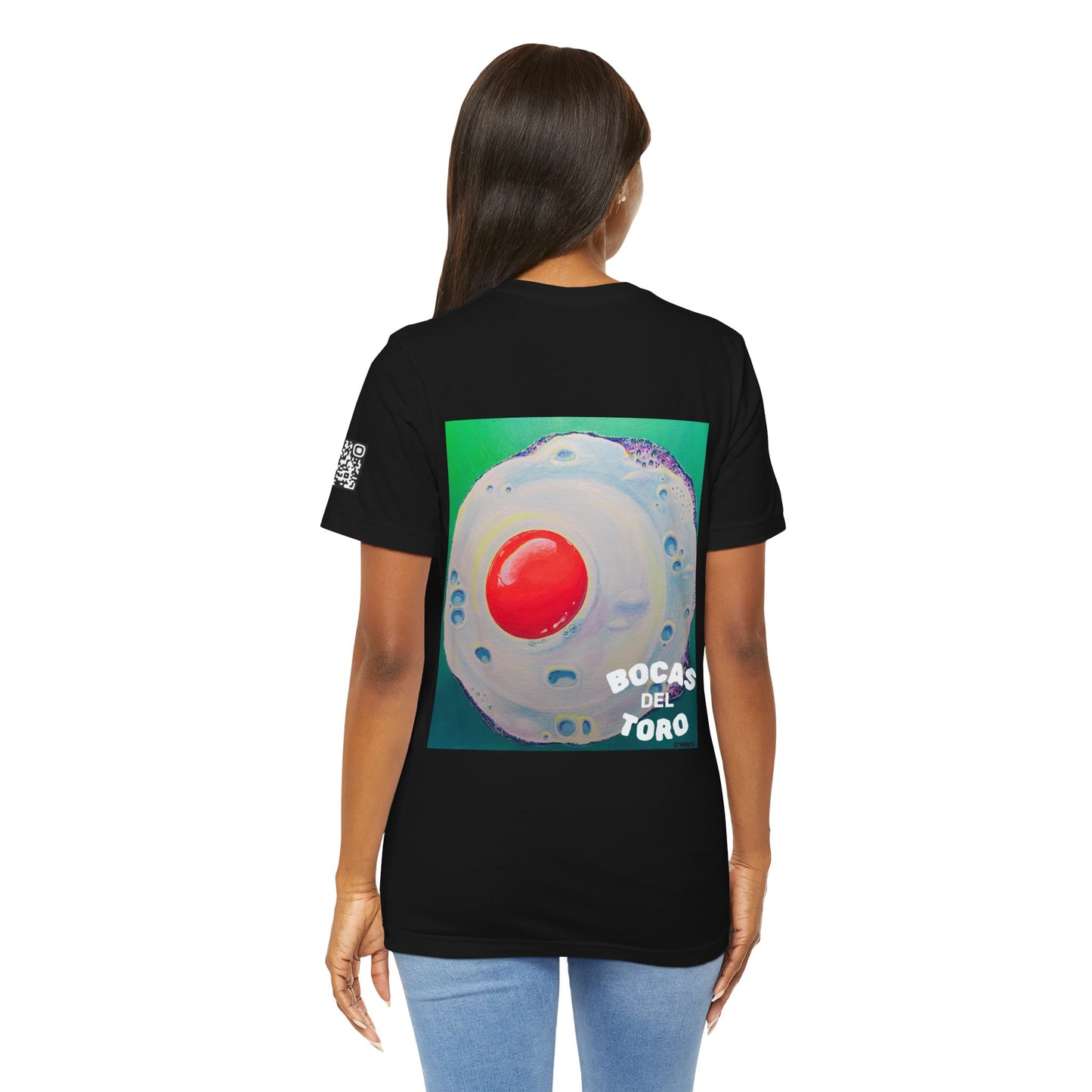 Unisex Neon Fried Egg Tee