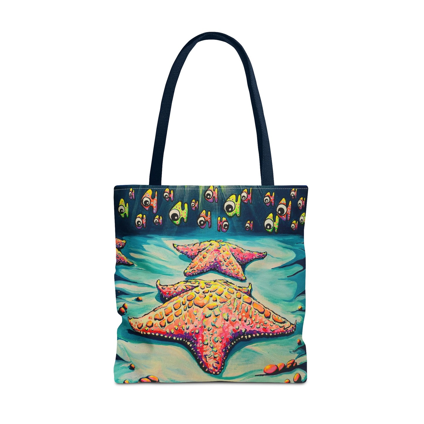 Premium Cyclops Starfish Tote Bag, Original Artist Design, Reusable Shopping Tote, Eco-Friendly