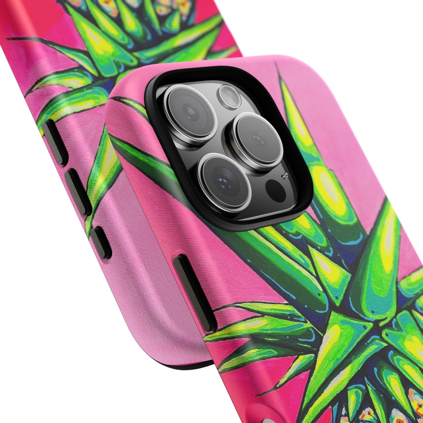 Neon Pineapple Tough Phone Case