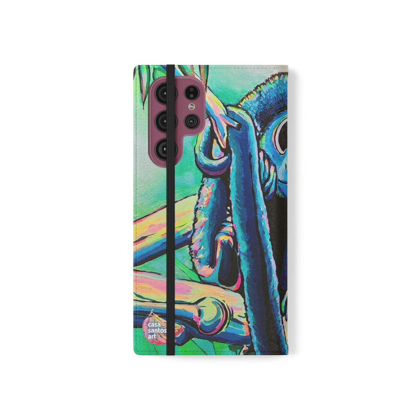 Cyclops Monkey Flip Phone Case – Wallet Cover with Card Slots