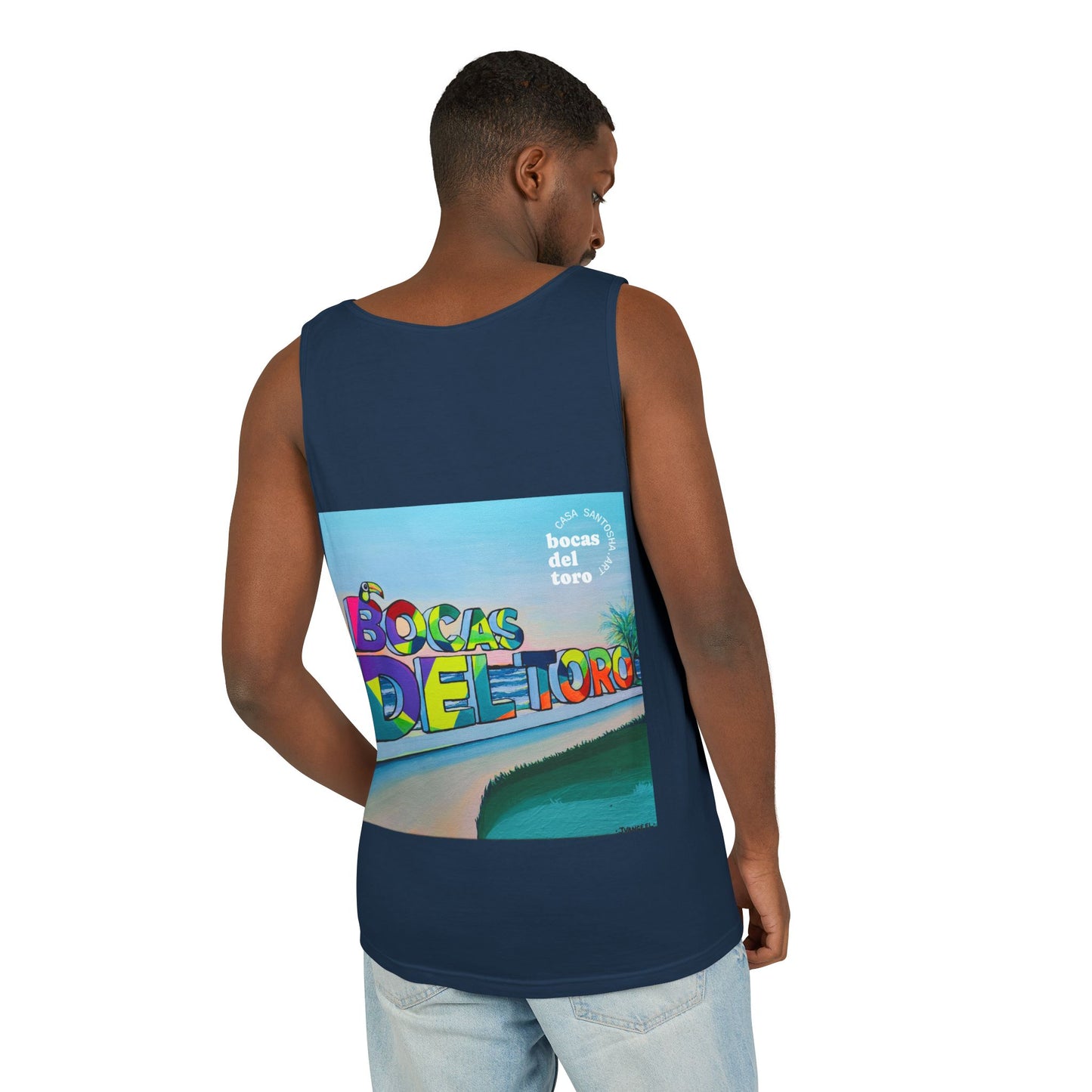 Unisex Bocas Del Toro Sign Tank Top - Perfect for Summer Vibes