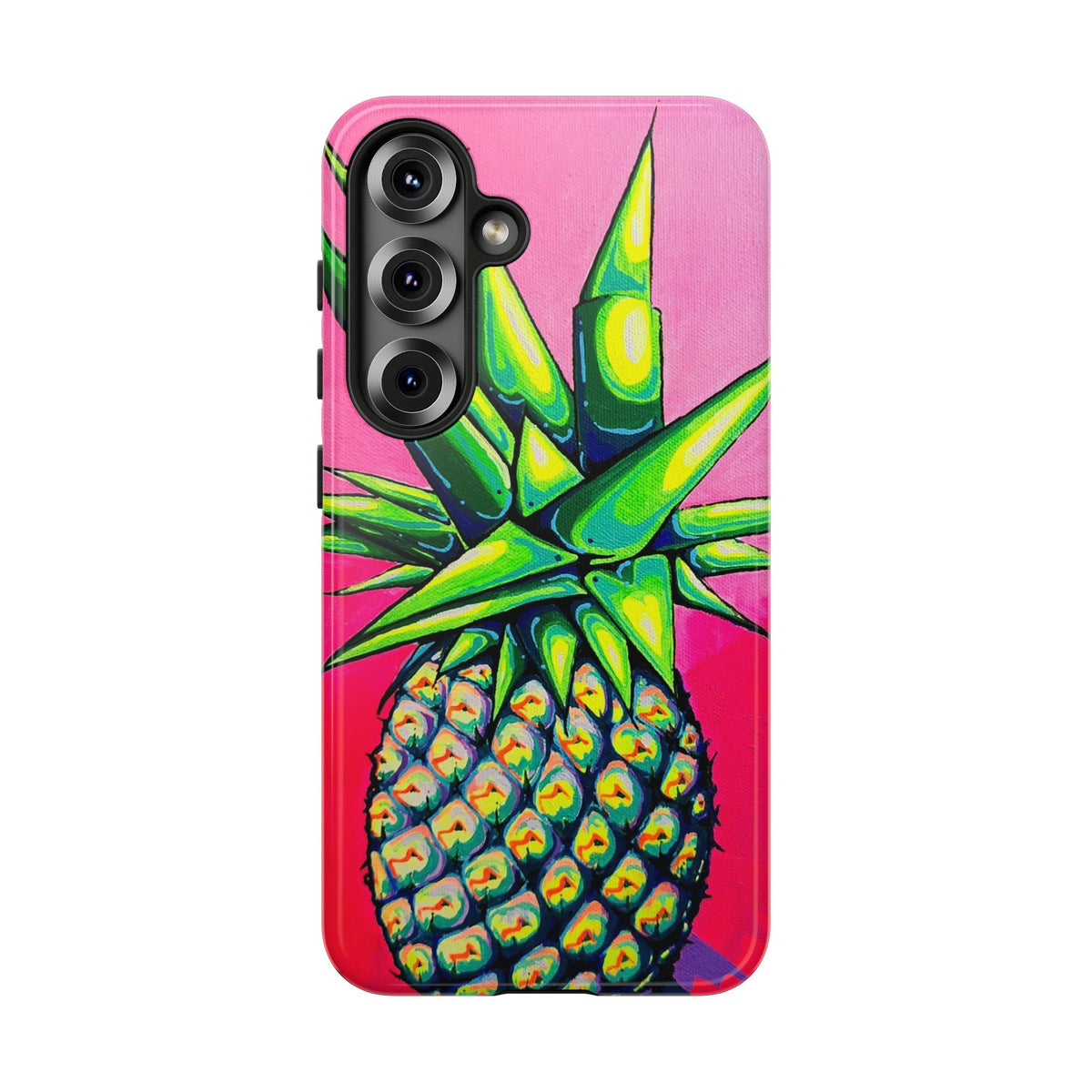 Neon Pineapple Tough Phone Case