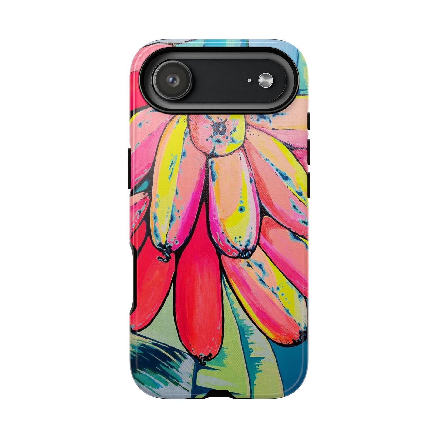 Neon Primitivo Bananas Tough Phone Case