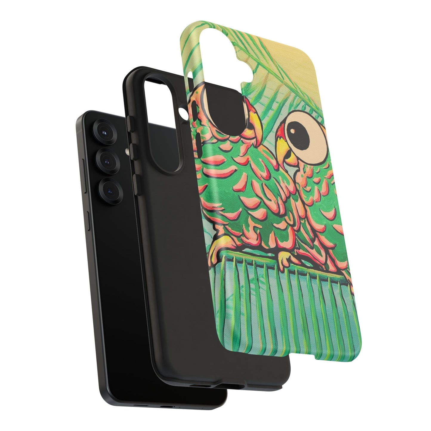 Chatty Cyclops Parrots Tough Phone Case