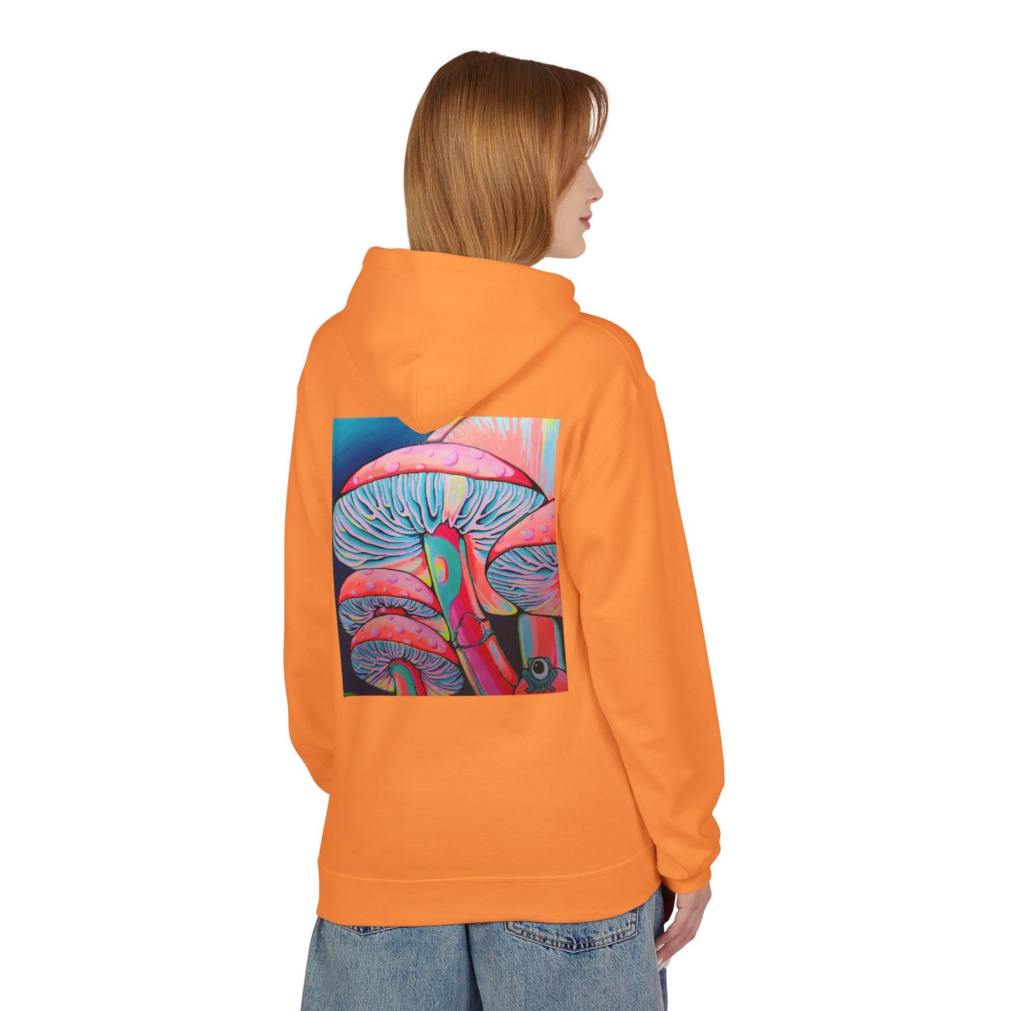Unisex Trippy Mushrooms Soft Hoodie