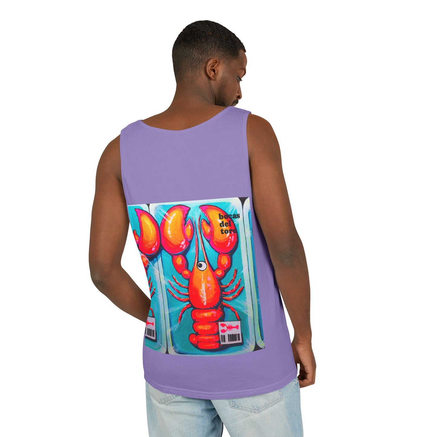 Unisex Fresh Neon Lobster Tank Top - Perfect for Summer Vibes