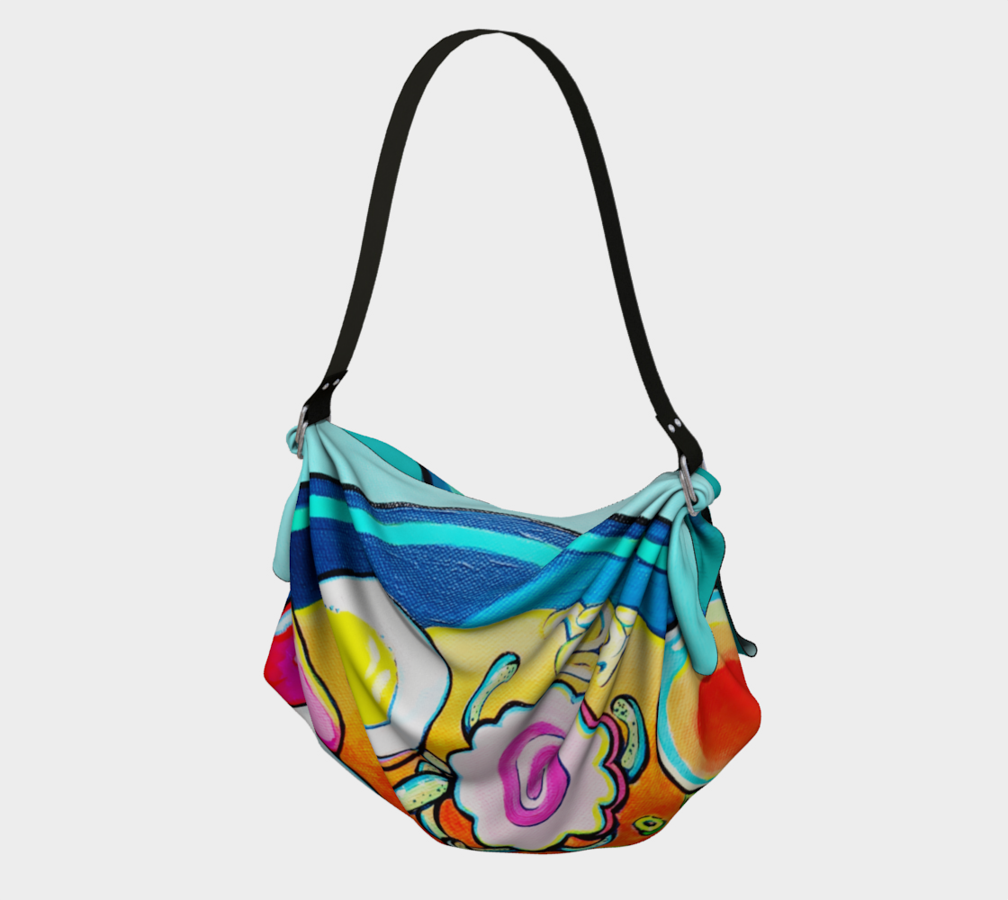 Neon Ramen Origami Tote