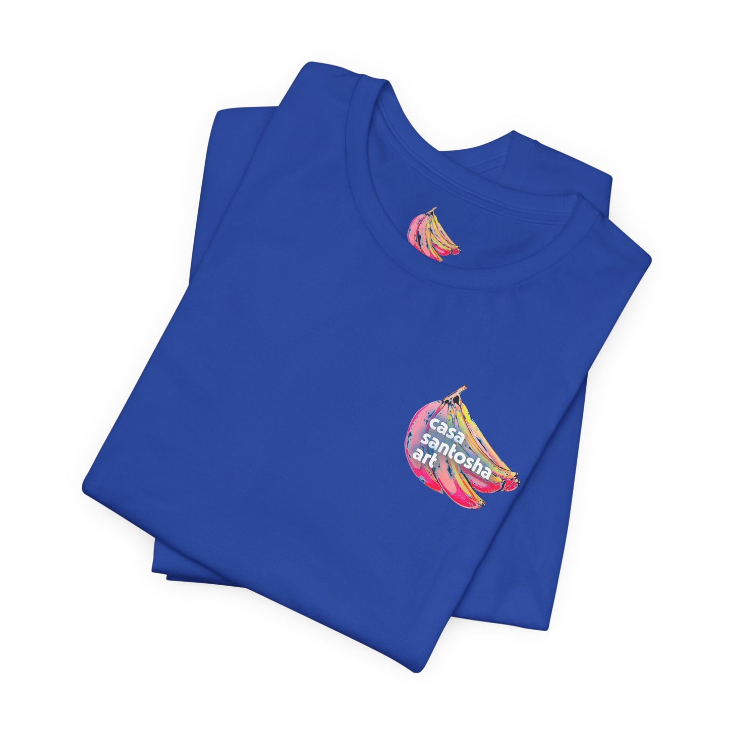 T-shirt unisexe néon à motif poisson frit