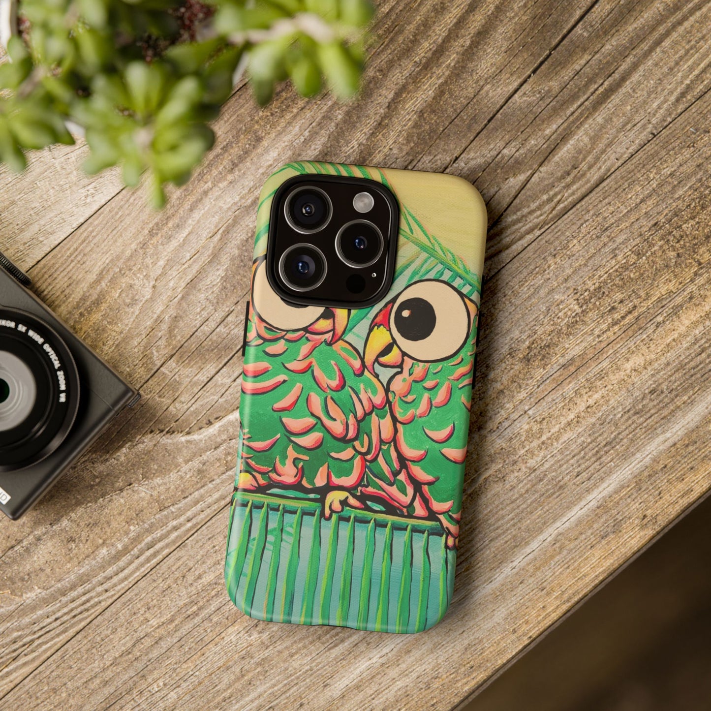 Chatty Cyclops Parrots Tough Phone Case