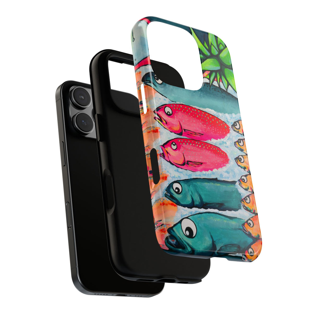 Neon Cabo Fish Market Tough Phone Case