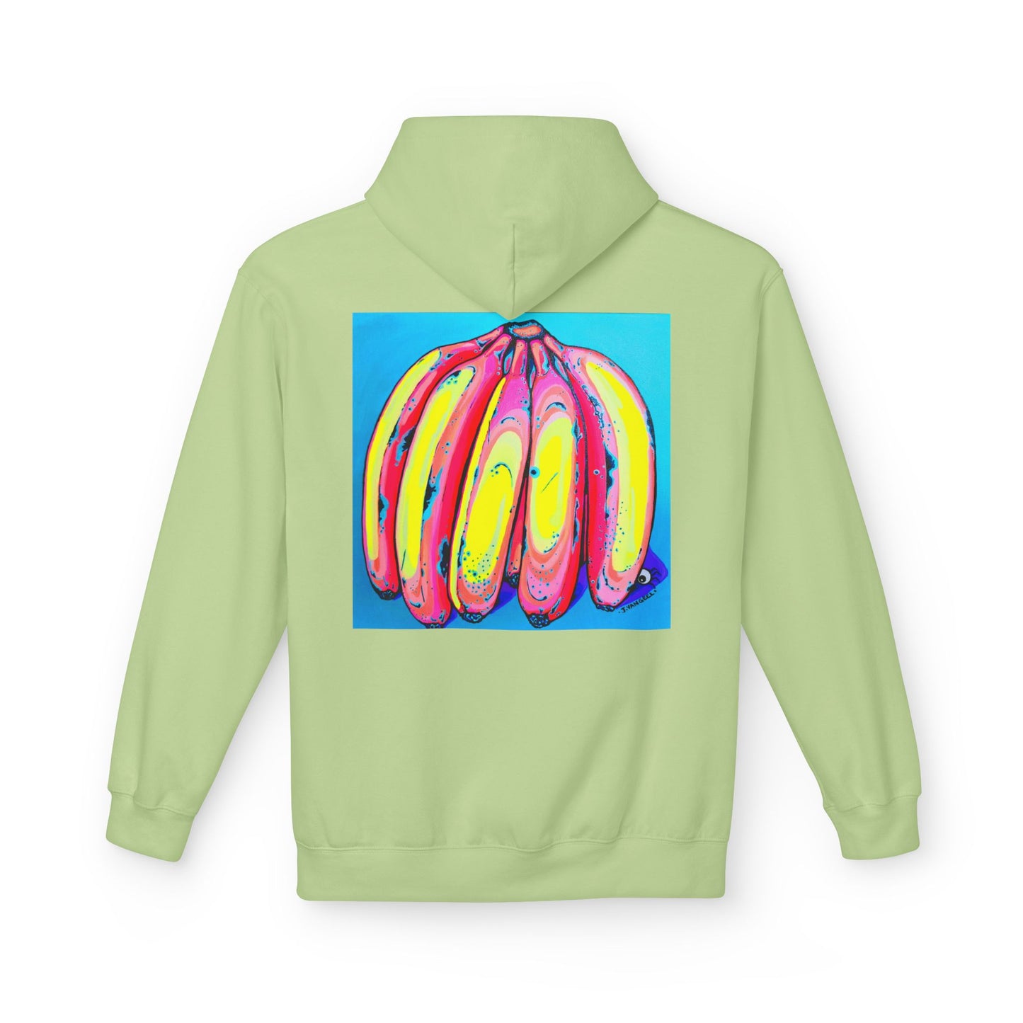 Unisex Neon Fat Bananas Soft Hoodie