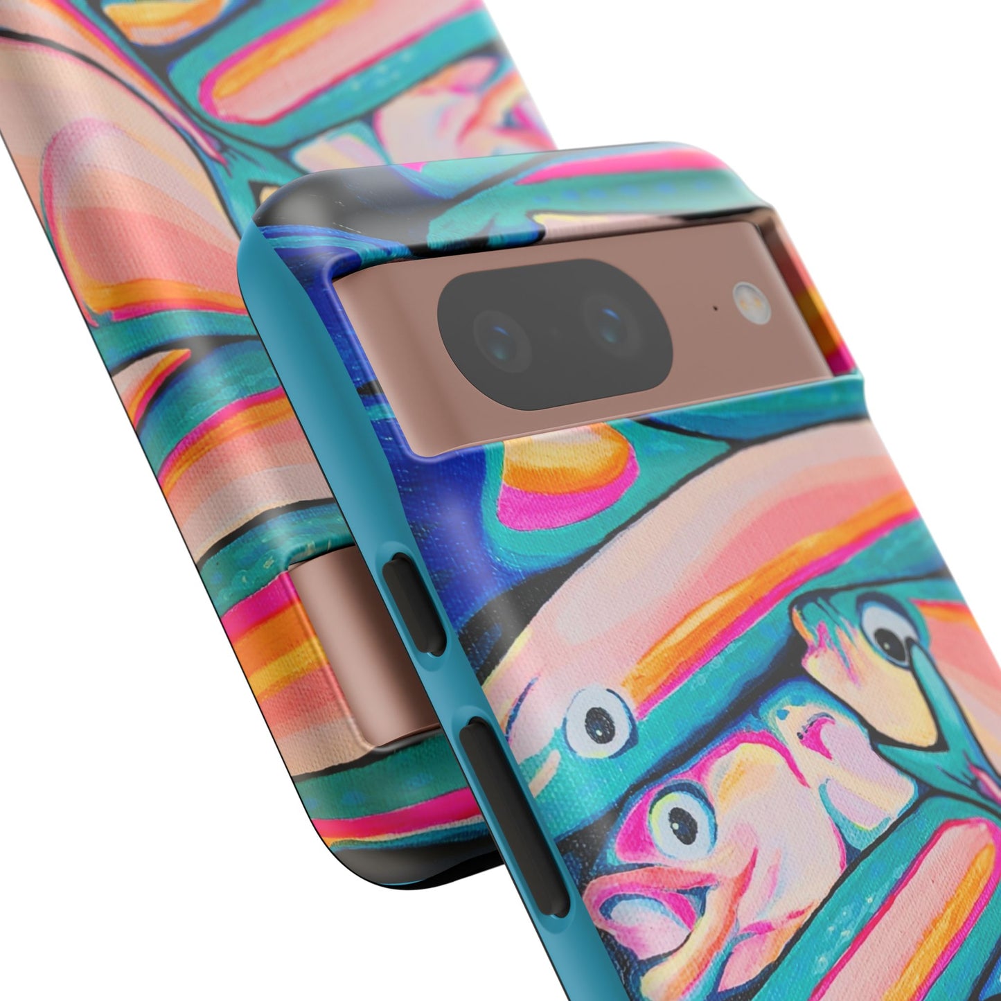 Neon Fish Tough Phone Case