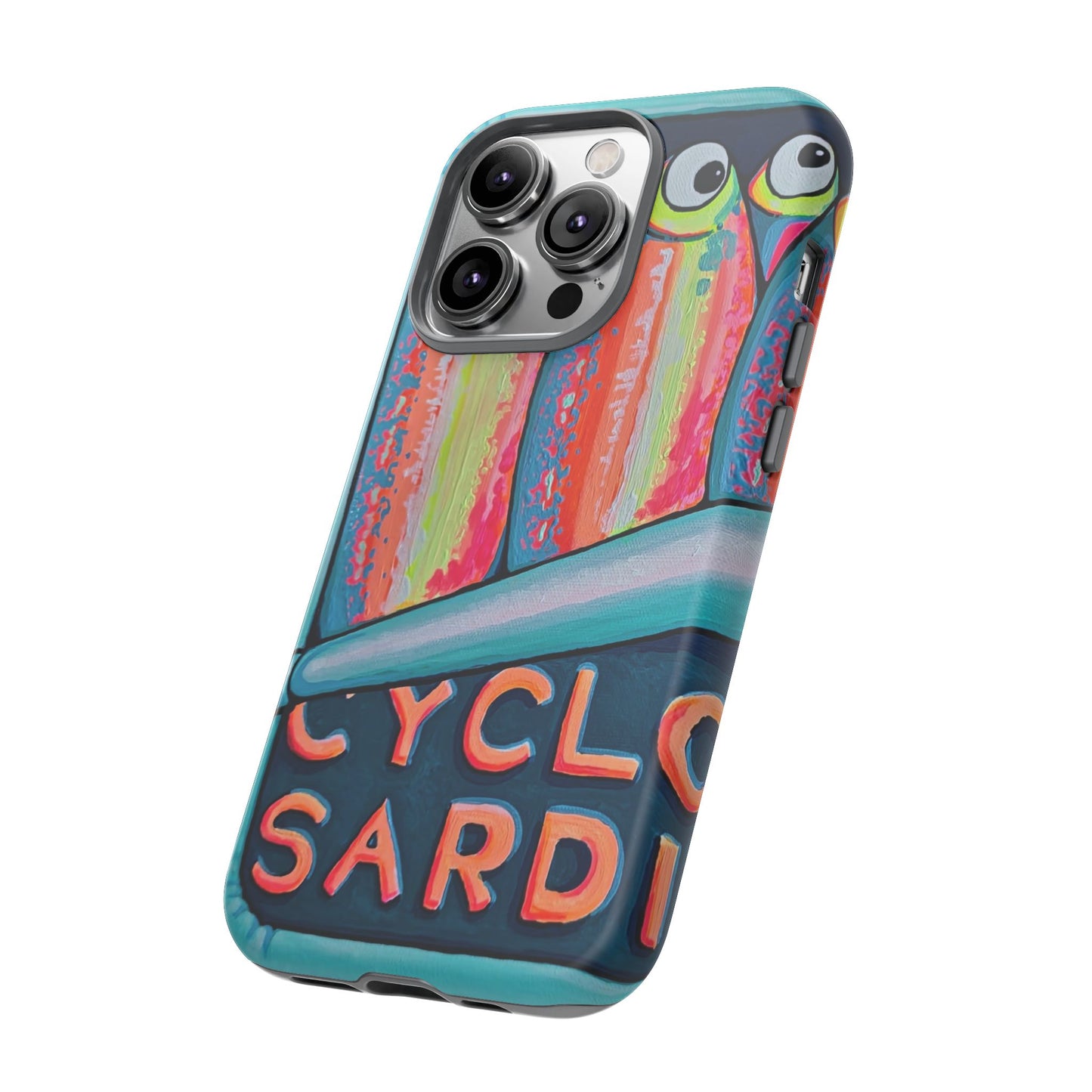 Neon Sardines Tough Phone Case