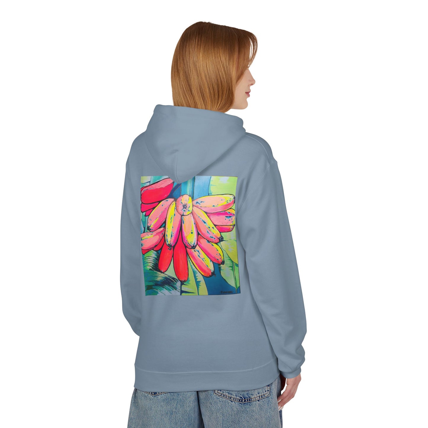 Unisex Neon Primitivo Bananas Soft Hoodie