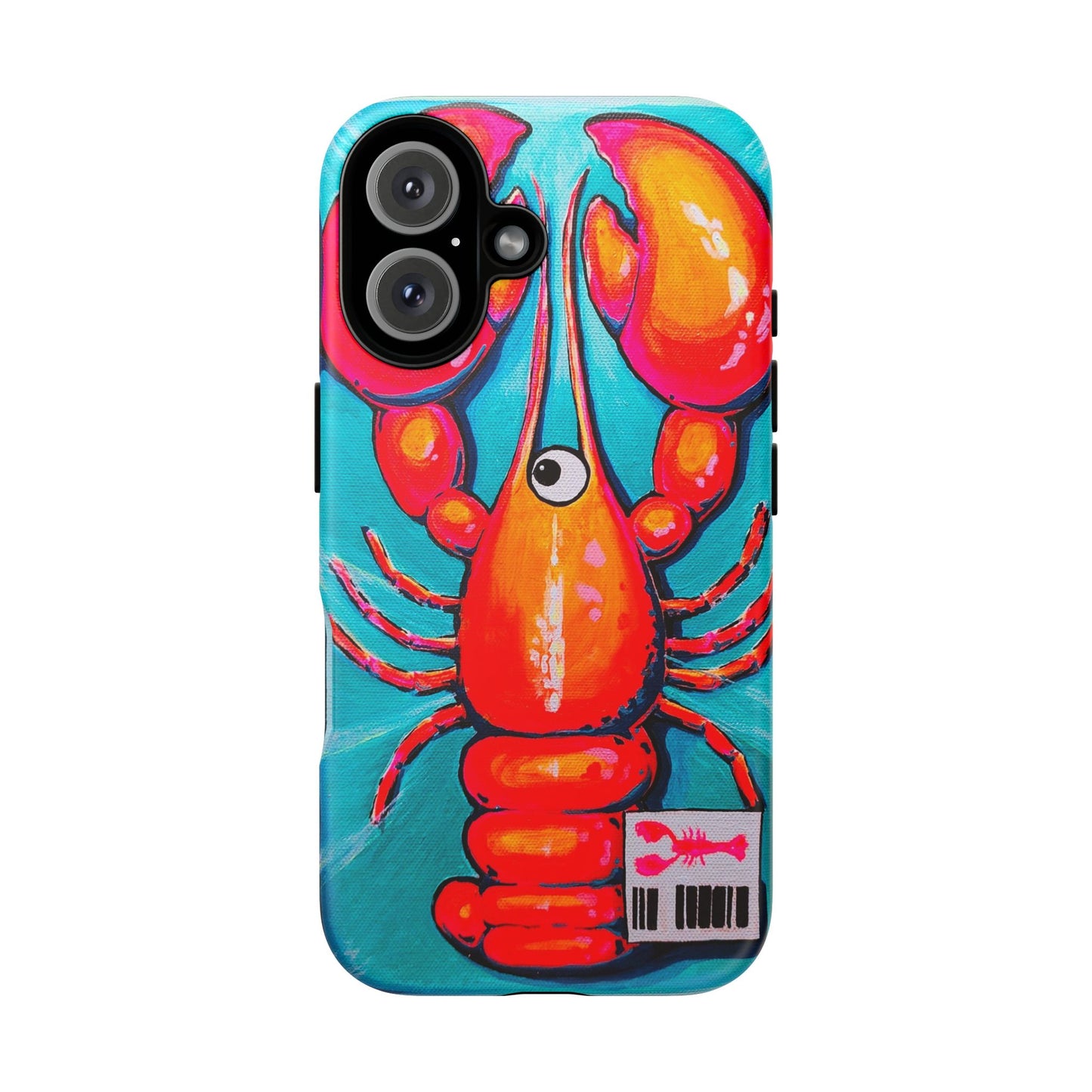 Neon Lobster Tough Phone Case